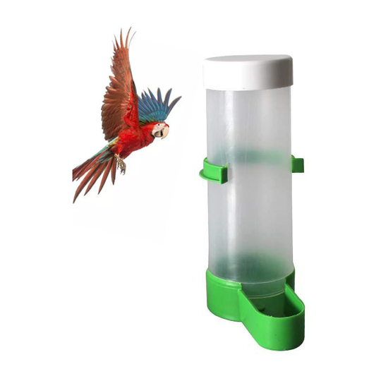 Perle Raregb - Birdcage Automatic Drinking Fountain, Birdcage Automatic Drinking Fountain Set, Food Bowl Drinking Fountain Container, Medium 1 Piece