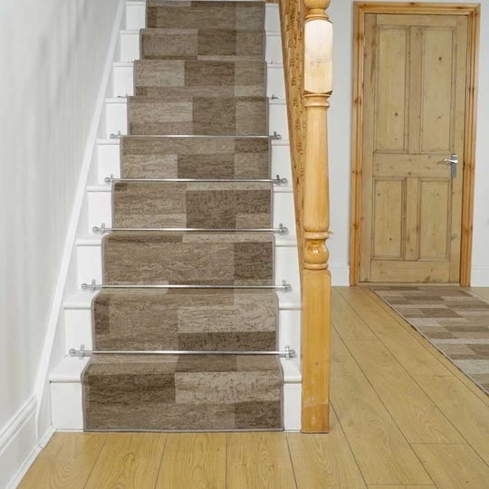 Rodley Stair Looped Grey Rug