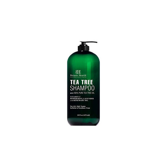 Botanic Hearth Tea Tree Shampoo, Vitamin C, Peppermint, Lavender and Rosemary Oil, Fights Dandruff and Dry Scalp, 16 fl oz