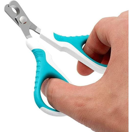 Pet Nail Scissors Sharp Stainless Steel Angled Blade for Easy Home Trimming for Small Dogs,Cats,Rabbits,Birds and More