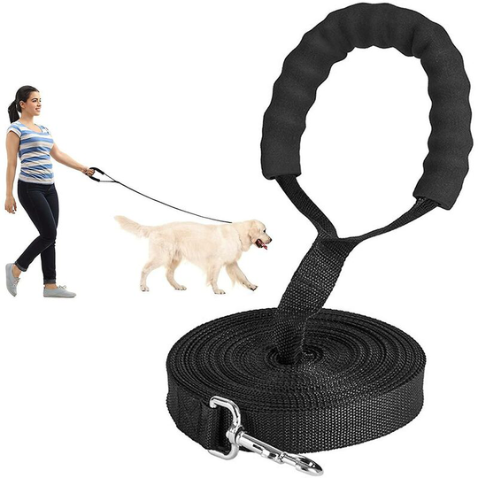 Dog Training Leash, 10m/32ft Long Nylon Training Leash For Large Dogs Reminder