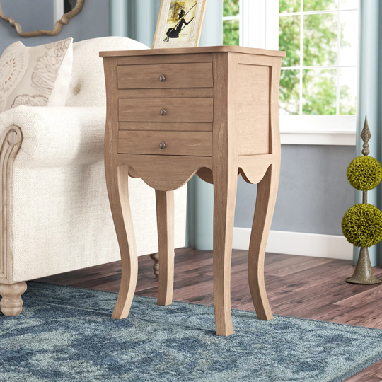 Lora Side Table with Storage
