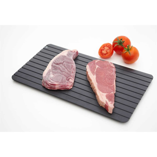 Ashley Housewares Defrosting Tray - Rapid Meat Defrost - Aluminium - 35.5x20.4cm