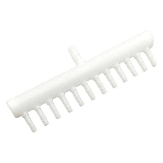 Osqi - Air Flow Divider, Plastic Aquarium Fish Tank Air Flow Divider Air Pump Accessories Air Flow Divider White 12 Holes(1Pcs)