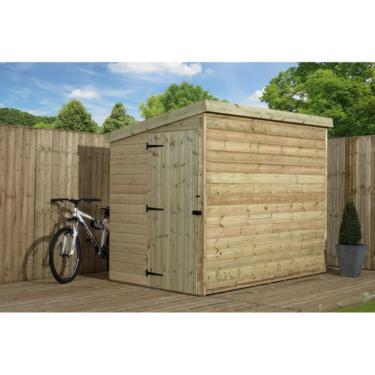 4 Ft. W x 4 Ft. D Shiplap Pent Wooden Shed