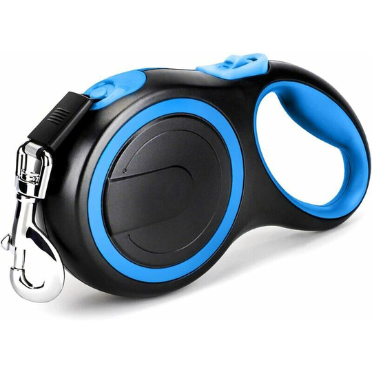 Qersta - Dog Leash Retractable Dog Leash 8m, Retractable Dog Leash for Small and Medium Sized Dogs up to 49.8kg, One Break and Lock Button, 360