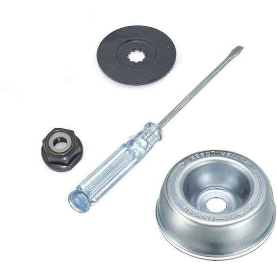 Deckon - Stihl Lawn Mower Gardening Machine Stroller Blade Adapter Kit, Rider Plate, Collar Nut, Maintenance Screwdriver, Blade Adapter Cord Cutter