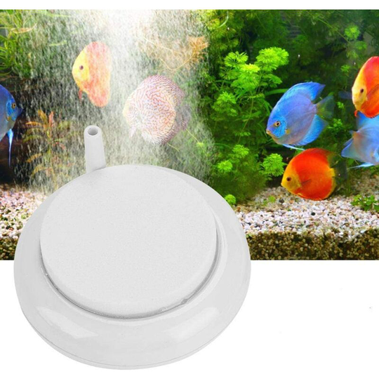 Osqi - Aquarium Nano Stone Stone Durable Air Stone Bubble Disc Nano Scale Round Diffuser Oxygen Tank Bubblerfor Aquarium Fish Tank Ponds and