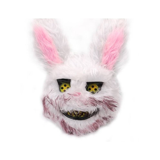 (Rabbit) Halloween jitterbug rabbit mask costume party headgear performance props