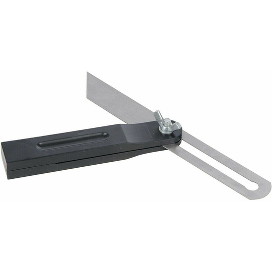 200mm Adjustable Bevel Steel Construction & Fixing Wing Nut False Square Gauge
