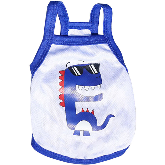 Dog Vest Dog Shirt Pet Summer Clothes for Puppy Dogs,model: blue-L - model: blue-L