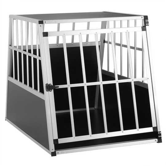 Dog Car Crate Aluminium Sturdy Transport Box Hundetransportbox l (de) - Cadoca