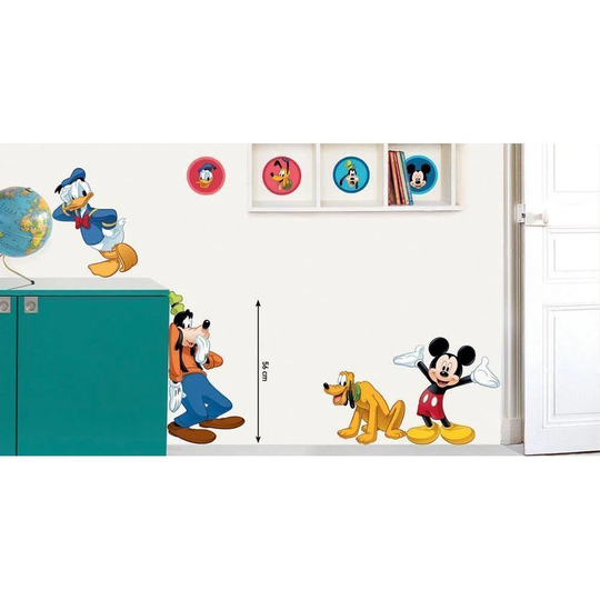 4 Piece Mickey and Friends Wall Sticker Set