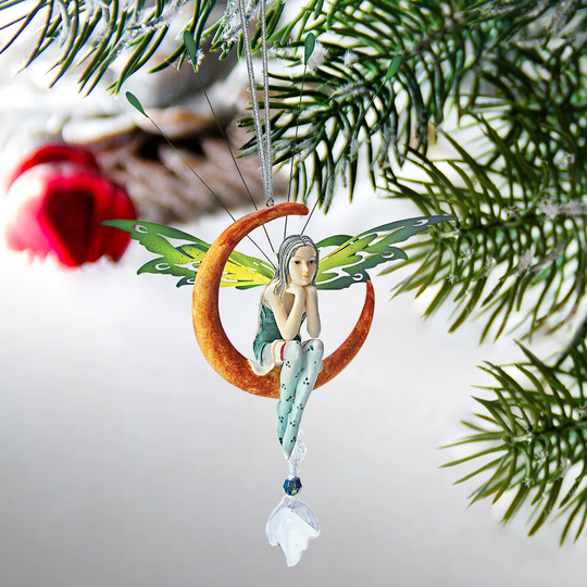 Lochloy House Crescent Fairy Dangling Figurine
