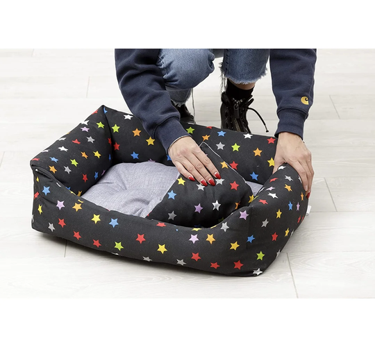 Steelville Bolster Cushion in Black