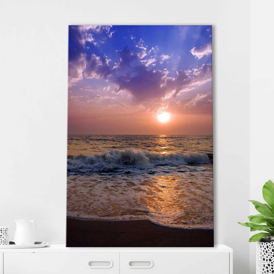 "Across The Sea" Print On Canvas