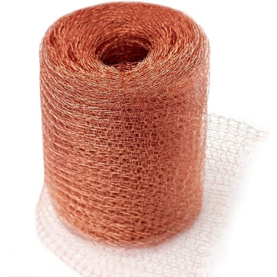 Sun Flowergb - High Quality Rodent Netting, 100% Copper Anti Slug Snail Rat Bird Nematode Ferramol, Copper Knitted Net for Indoor Garden (6m)