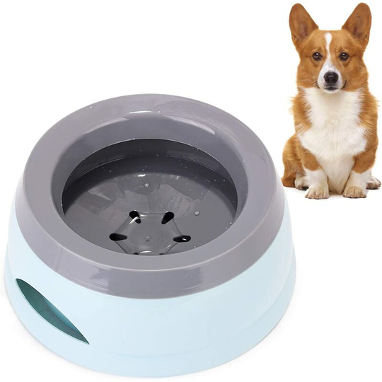 Water Bowl For Dogs On The Go 750ml, Qianyou Leak Proof Spill Proof Feeding Bowl Dog Bowls Cat Bowl Non-slip Pet Car Travel Drinking Bowl Plastic