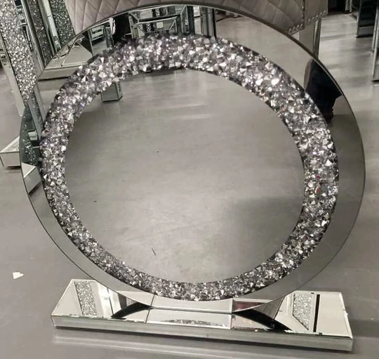 Punxsutawney Round Freestanding Makeup Mirror
