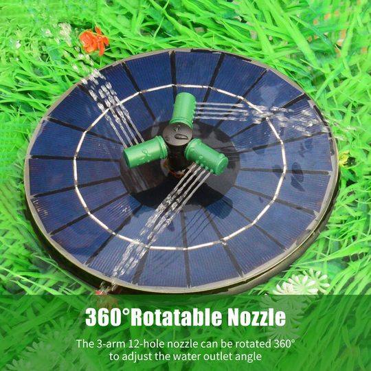 3.5W Solar Fountain Pump for Bird Bath Garden Small Pond