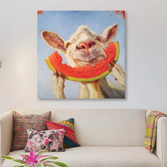 'Summer Treat' by Lucia Hefferman Graphic Art Print on Wrapped Canvas