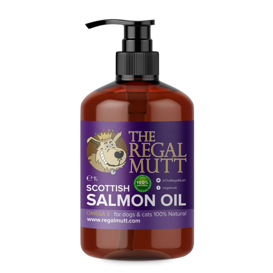 The Regal Mutt - Salmon Fish Oil for Dogs (1 Litre)