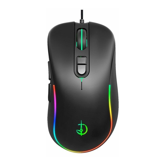 Usb Optical Wired Computer Mouse with Easy Click for Office and Home, 2000DPI, Premium and Portable (Black)