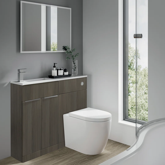 1000mm Combined Vanity Unit with Toilet Included