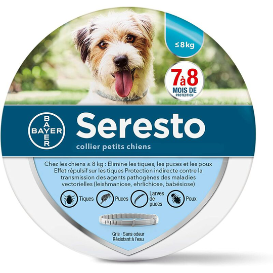 BetterLife Dog - Fleu and Anti-Tick Necklace for Small Dogs - Less than 8kg