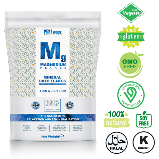 (25Kg) Magnesium Flakes Vegan Gluten Free GMO Free Halal