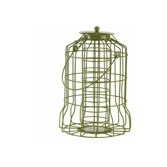 Smart Garden - Green Chapel Wood Acorn Steel Squirrel Proof fat ball Bird Feeder Garden