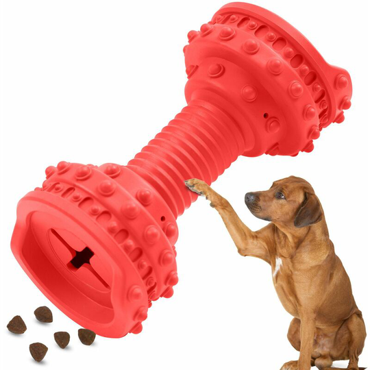 Heavy Duty Dog Chew Toys - Squeak Dog Milk Flavor Toys - Fun to Chew and Chase and Catch for Aggressive Small Big Dogs, Blue