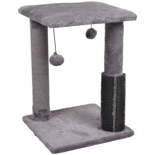 Flamingo - Cat Scratching Tree Una 35x35x48.5 cm Grey Grey