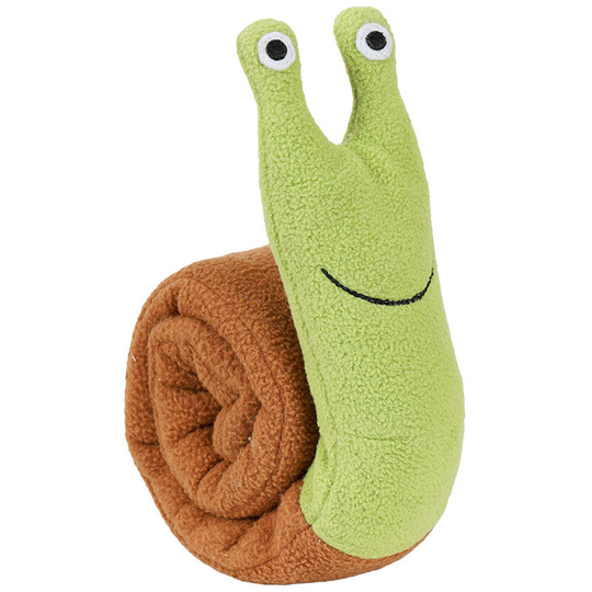 Betterlifegb - Dog Toys for Boredom, Squeaky Dog Toys for Puzzle & Foraging Instinct Training, Snail Interactive Dog Chew Toys Snuffle Toys for Small