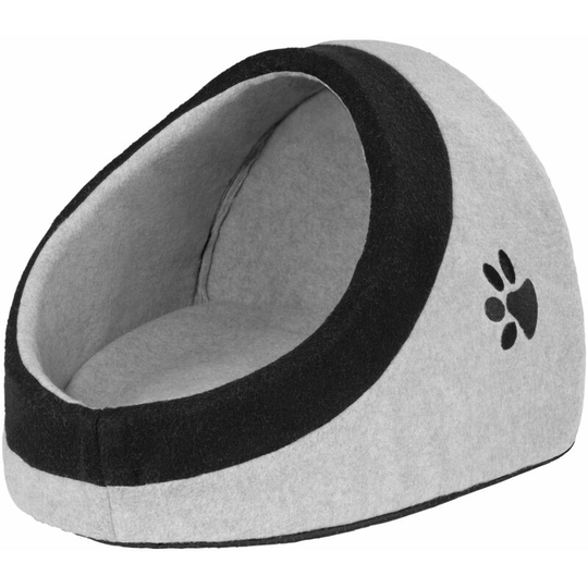 Dog bed dreamer - cat bed, luxury dog bed, pet bed - M / 32 x 32 x 28 cm - black/grey