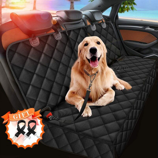 Soekavia - Dog Car Seat Cover- Scratch Proof and Waterproof Car Back Seat Protector for Dogs, Travel Dog Car Hammock Boot Liner for Cars, Non-slip