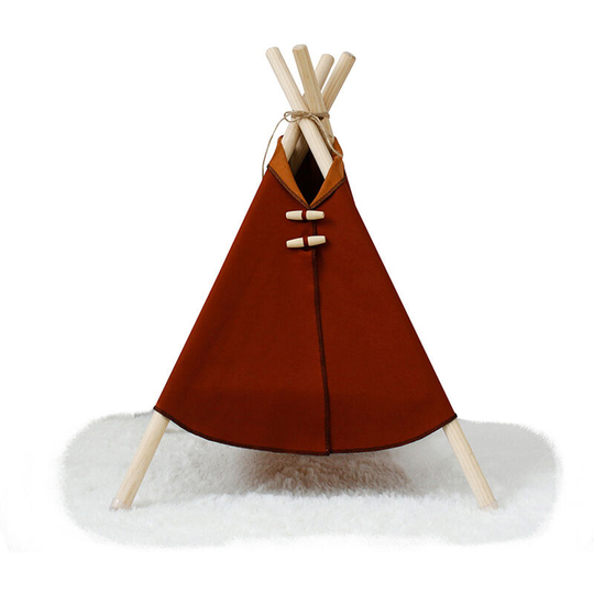 Cat Nest Cat House Dog Puppy Cat Indoor Tent Pet Cushion Removable and Washable Cat Bed,model:Light brown - model:Light brown
