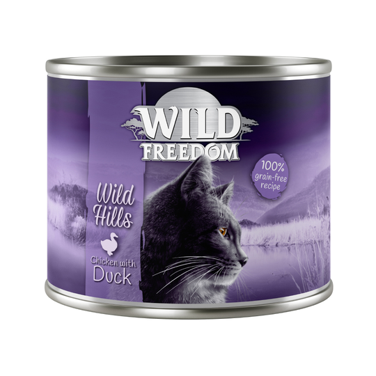 Wild Freedom Adult 6 x 200g - Mixed Pack II (Chicken, Pollock, Beef, Duck)