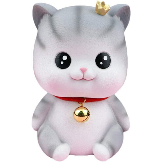 Kitten Piggy Bank Kids Cute Money Coin Bank for Boys Girls Desktop Decor Saving Pot Decora