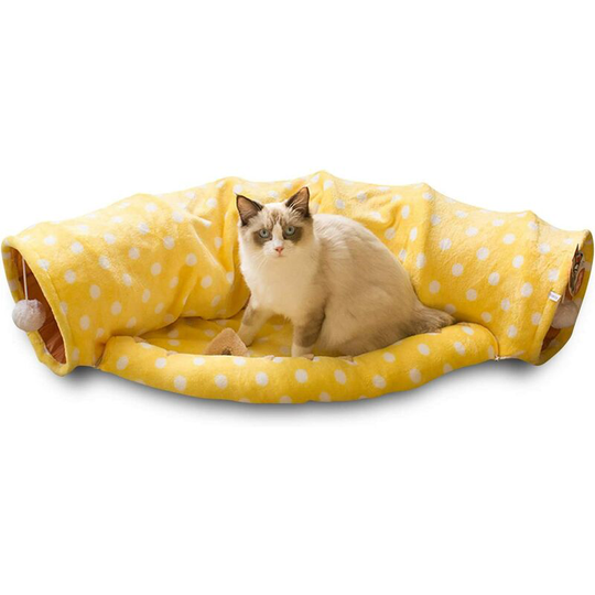Cat Tunnel Toys Cat Beds Tubes Foldable Pet Tunnels