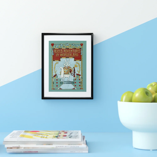 Alice's Adventures in Wonderland Framed Vintage Advertisement