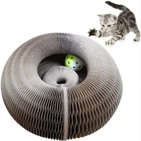 Magic Organ Cat Scratching Board with Toy Bell