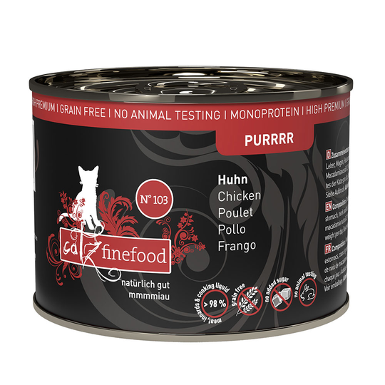 catz finefood Purrrr Can Mixed Trial Pack 6 x 200g - Chicken
