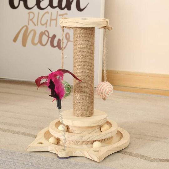 1 Piece Wooden Cat Toys, Interactive Cat Toys, Long-term Use, Suitable for Cat Entertainment