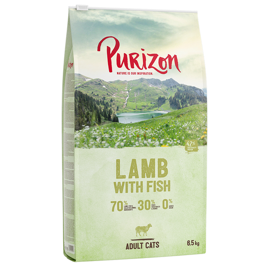 Purizon Adult Grain-Free Lamb with Fish - Economy Pack: 2 x 6.5kg