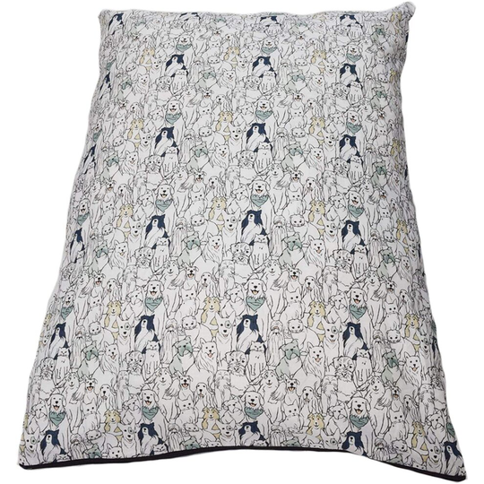 (All Dogs) Large Pet Dog Bed Zipped Removable Cover & Washable Cushion