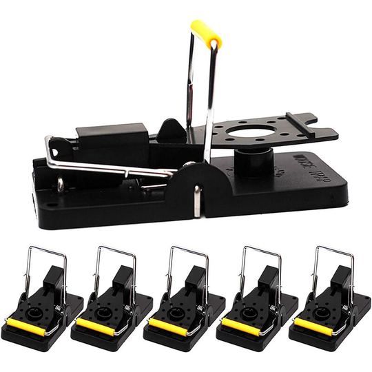 Reusable Plastic Mouse Trap Rats, 6PCS Professional Homemade Mouse Trap for Indoors and Outdoors, Easy to Use Rat Traps Safe for Family - Rhafayre