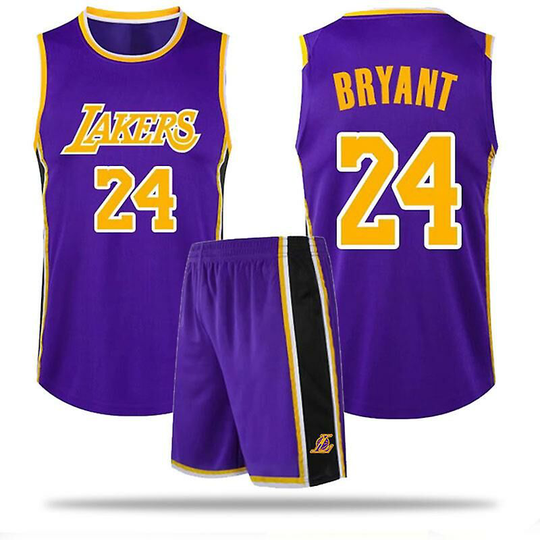 Thsinde - 24 Kobe Bryant Basketball Jersey Set Lakers Kids Uniform