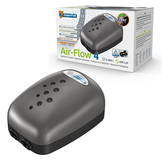 Superfish - Air-Flow Aquarium Air Pump 4 Way