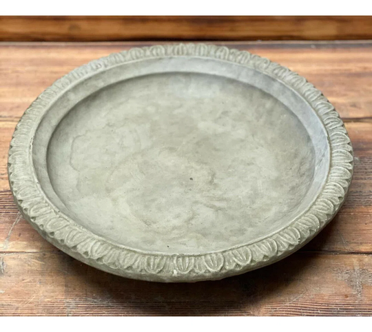 Romano Stone Garden Art Deco Bird Bath Top Only/ Feeder / Bowl /Replacement Ornament